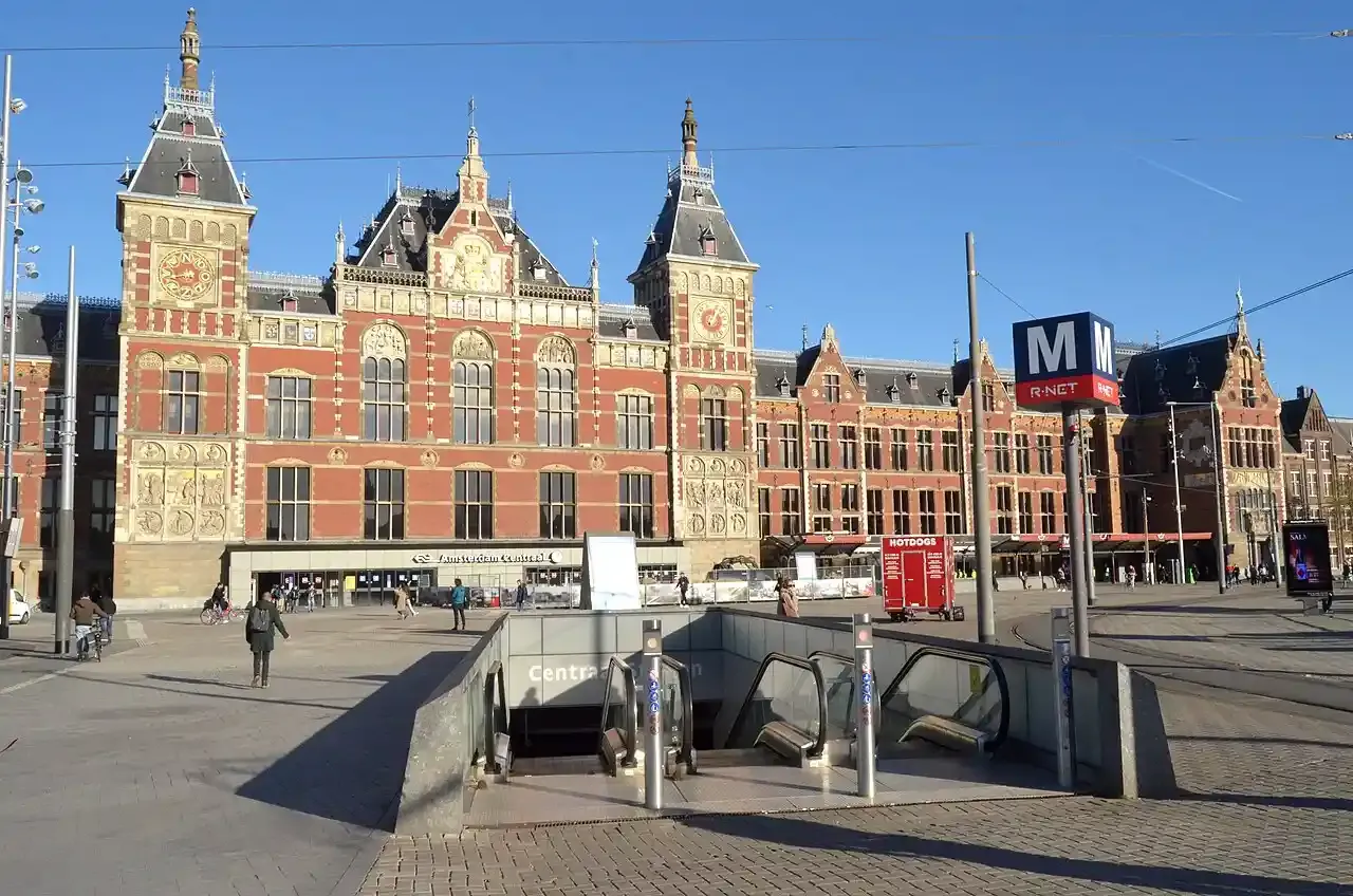 Amsterdam Central Metro Station