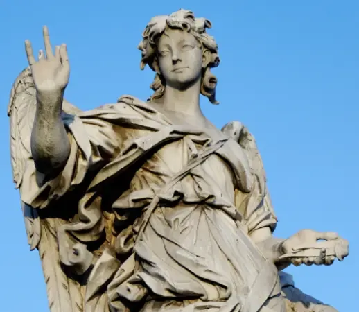 Angel with the Nails statue