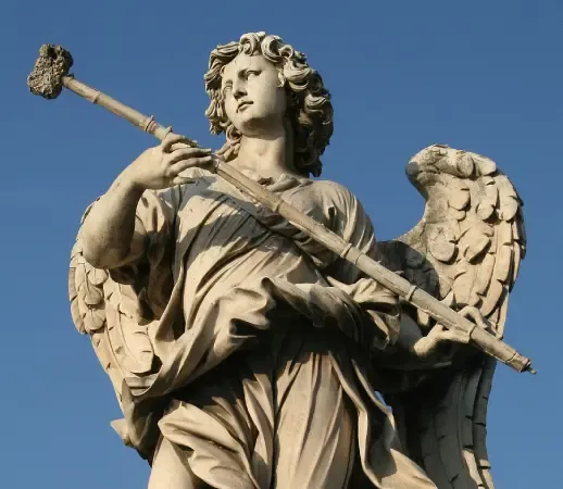 Angel with the Sponge statue