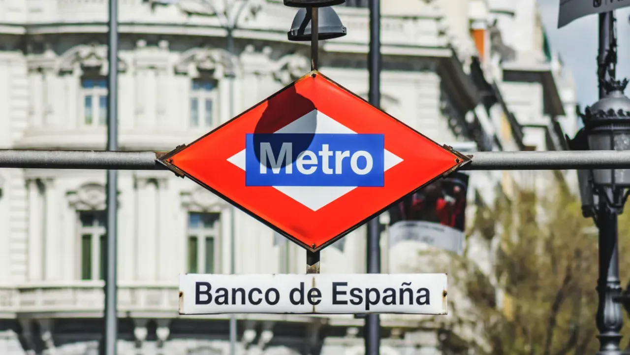 Banco de España Metro Station in Madrid