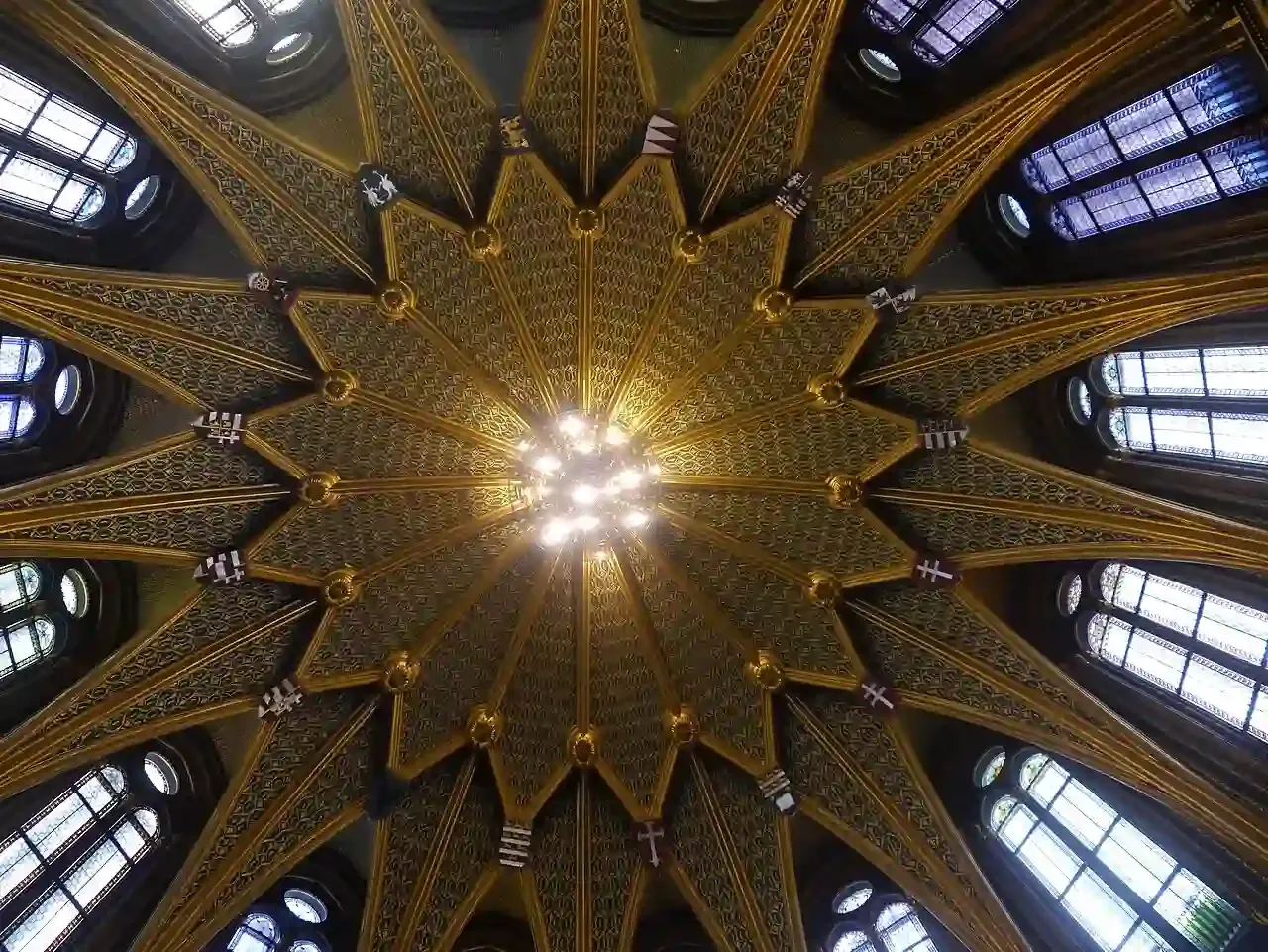 Budapest Parliament Interior Dome Hall