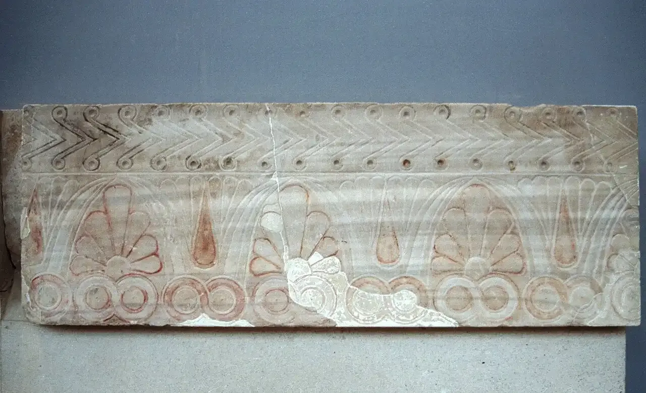 A building article from the archaic temple of Athena