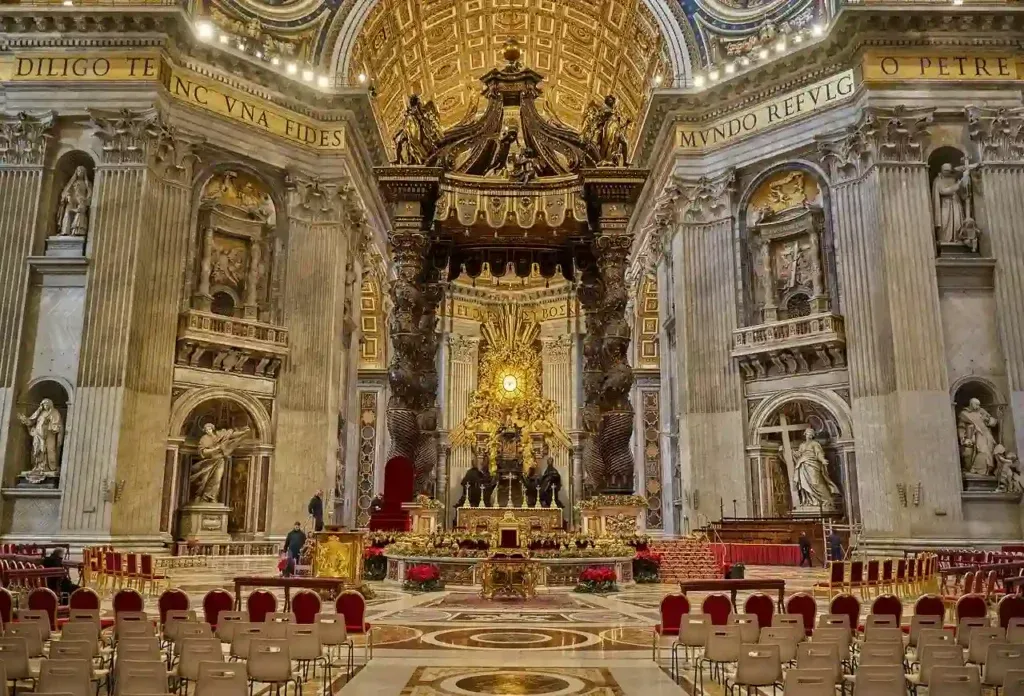Central nave St. Peters Basilica