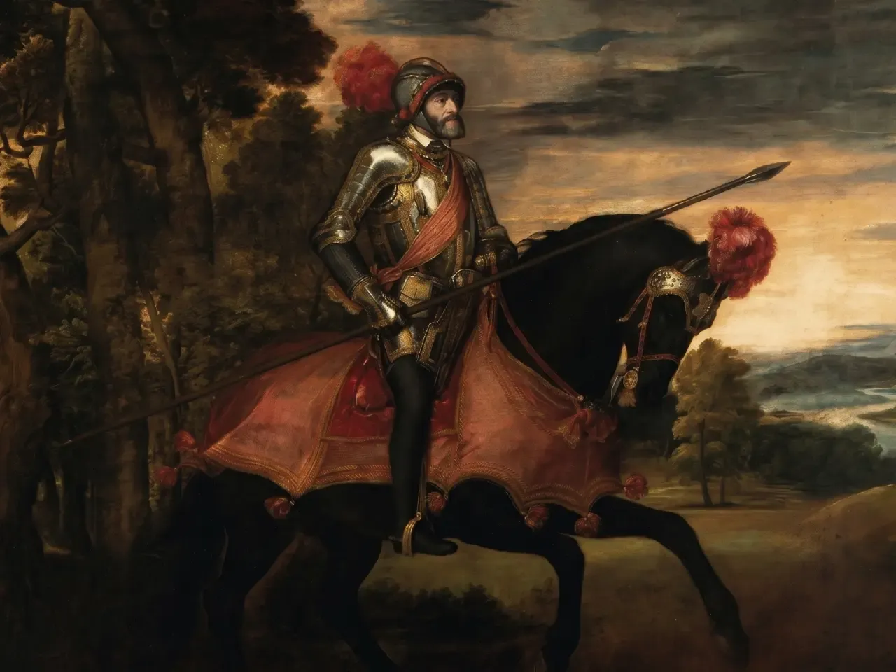 "Charles V at the Battle of Mühlberg" by Titian