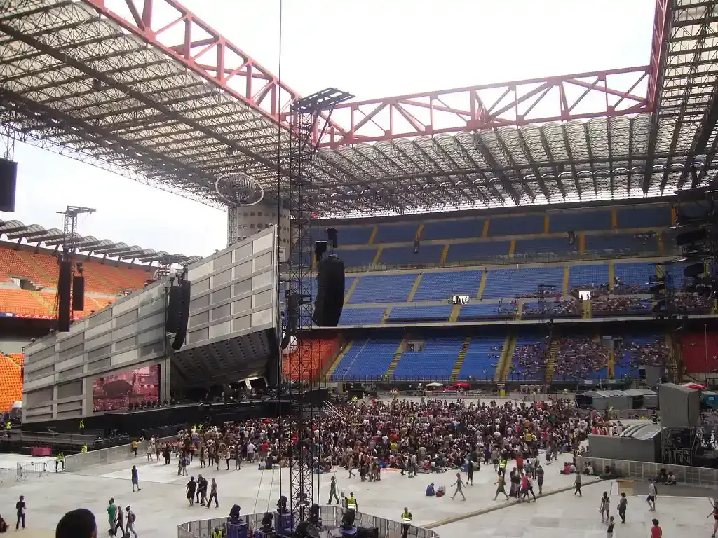 Concert at the San Siro Stadium