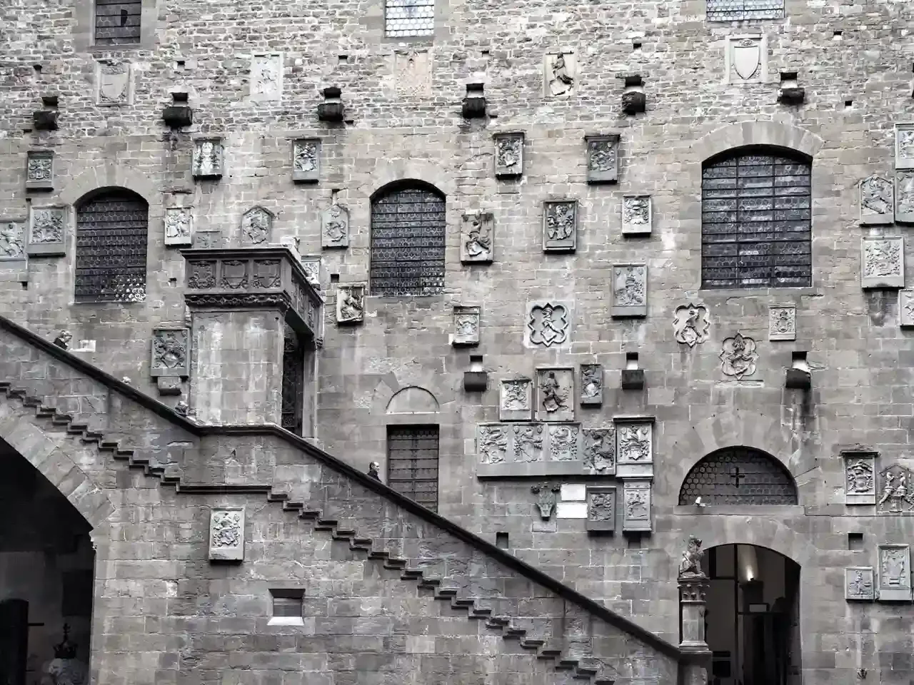 The cortile of the Bargello Museum