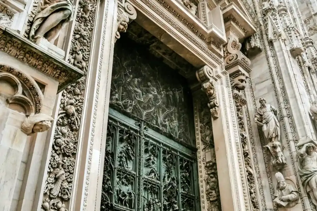 Door of the Duomo Milan