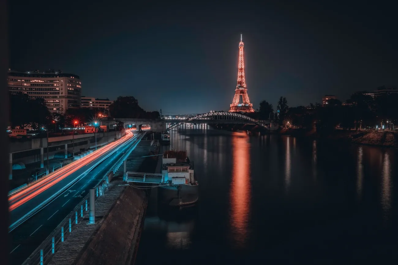 Eiffel at night