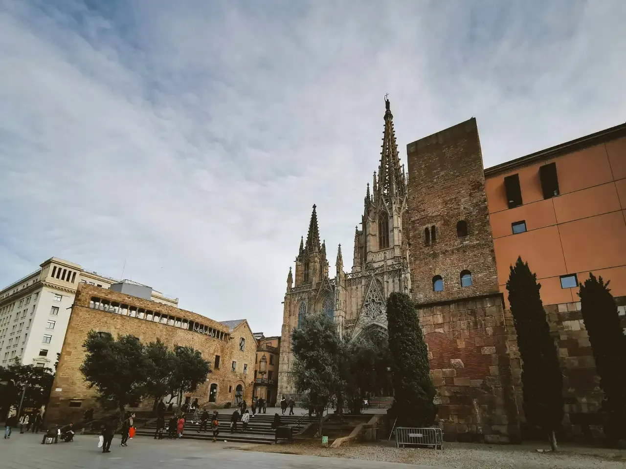 Entrance of Barcelona Cathedral