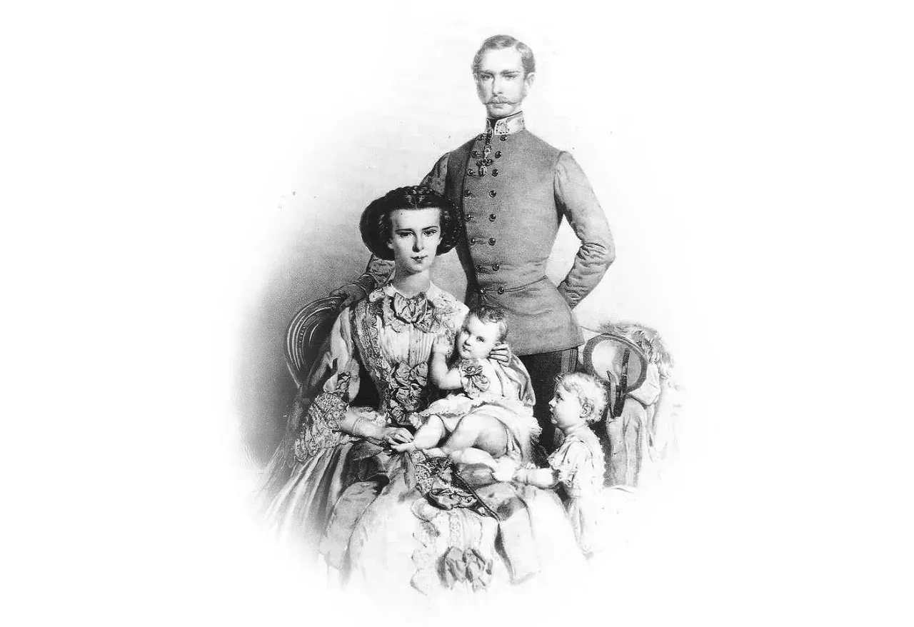 Franz Joseph, Sisi, and their children