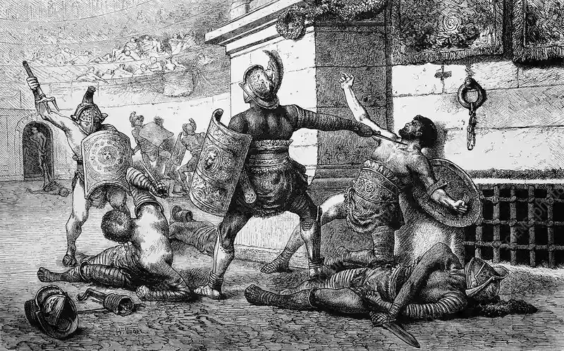 Gladiator fight