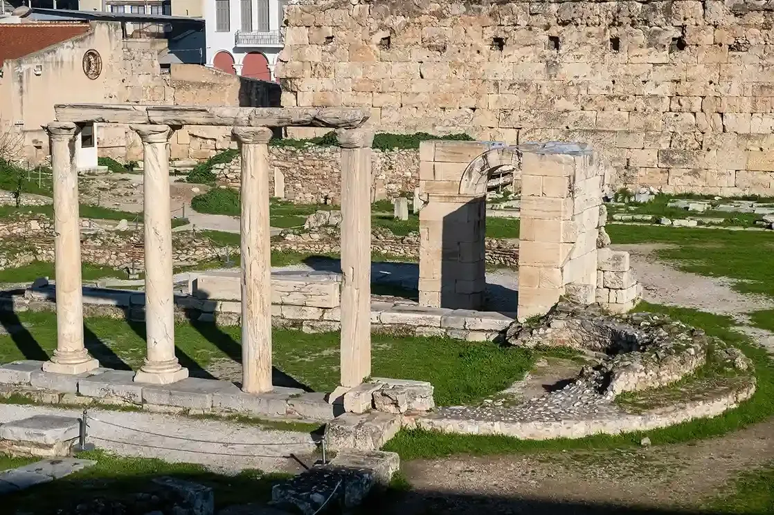 Hadrian’s Library in Athens