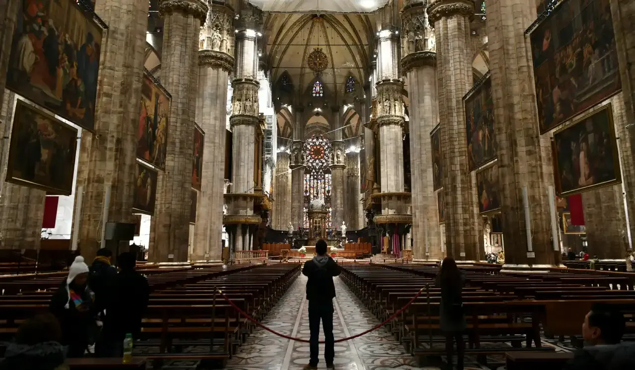 Inside Duomo Milan