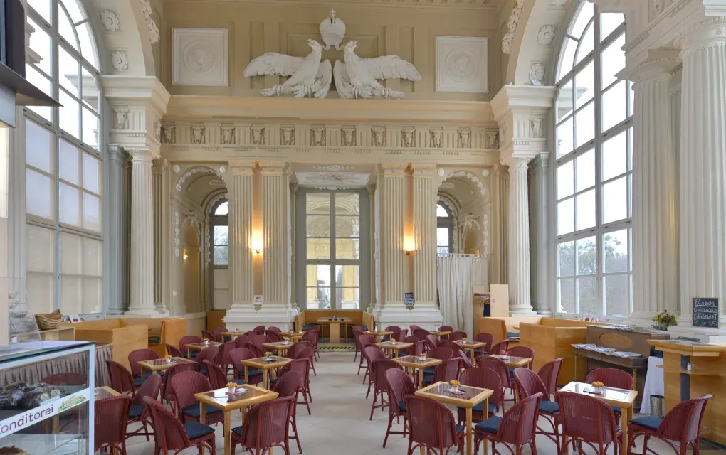 Interior of Café Gloriette