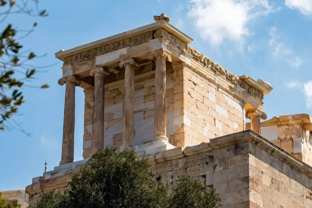 Ionic columns of the Temple of Athena Nike