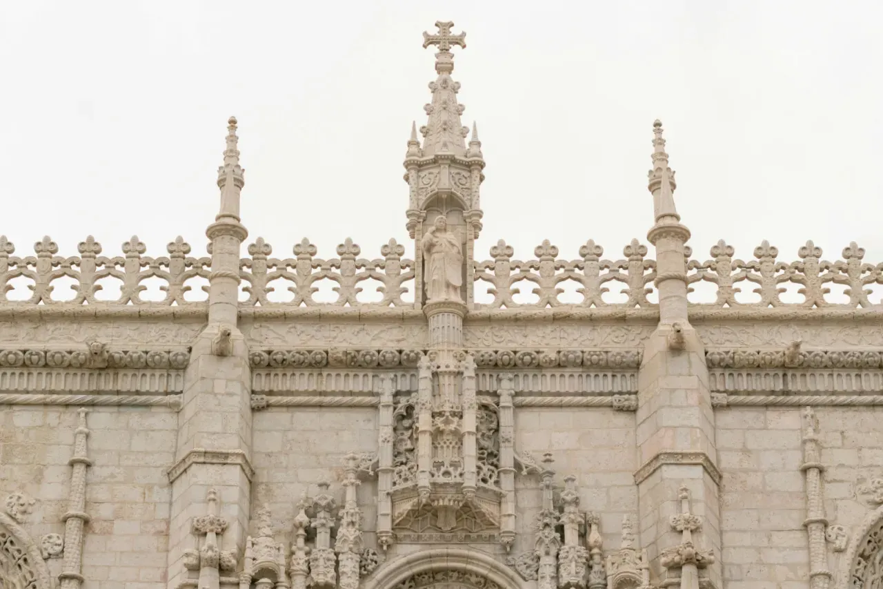 Jerónimos Monastery Manueline architecture detail