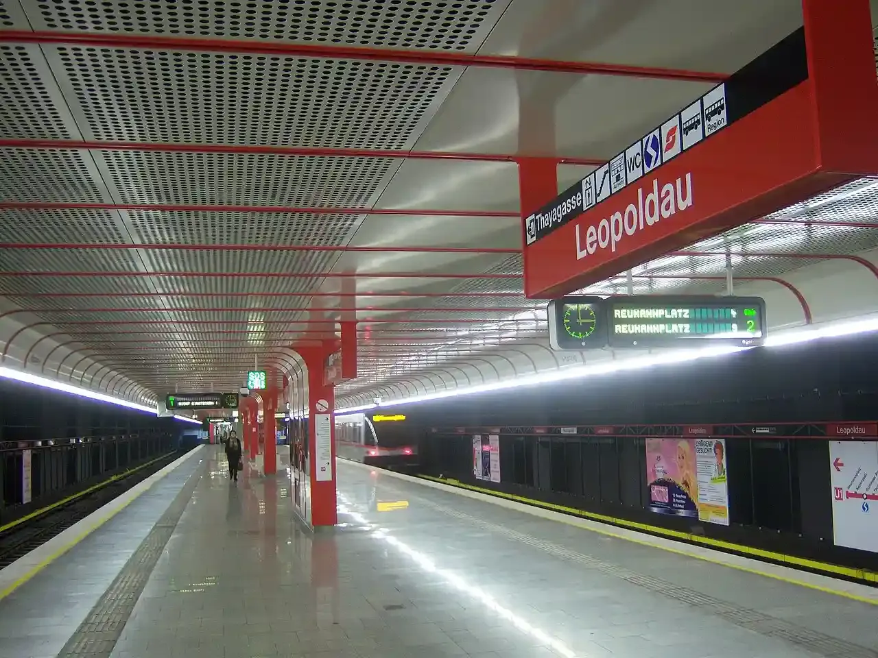 Leopoldau Vienna metro station