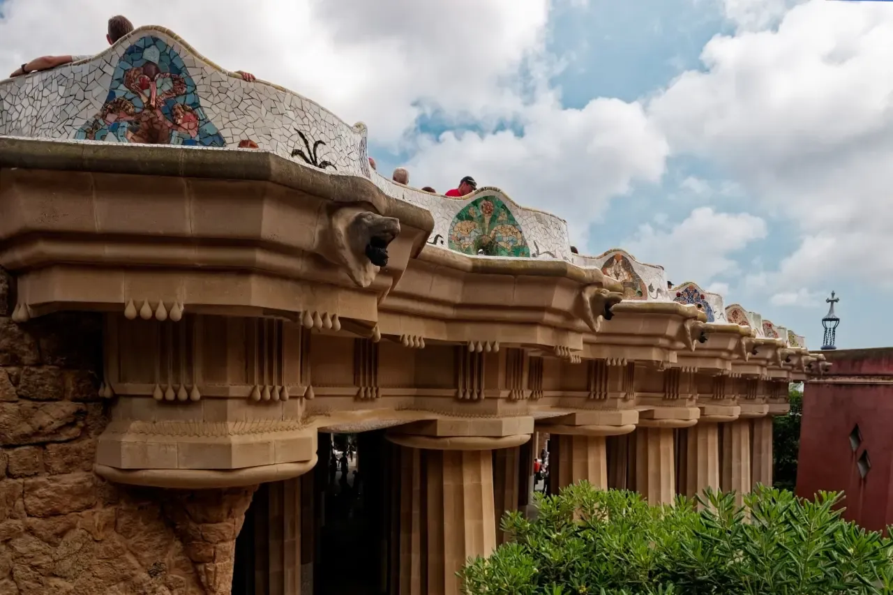 Lion gargoyles