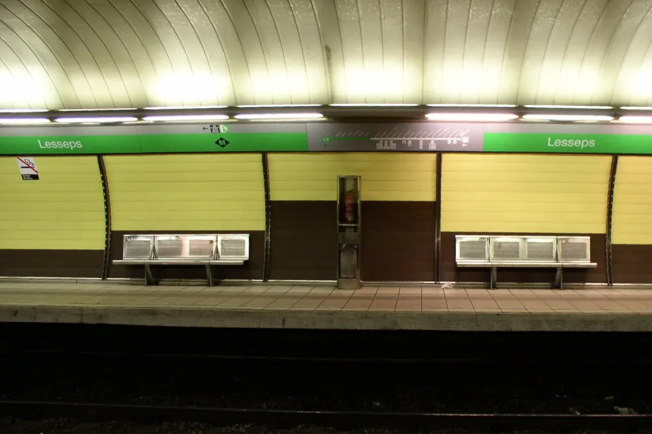 Metro Barcelona Lesseps Station
