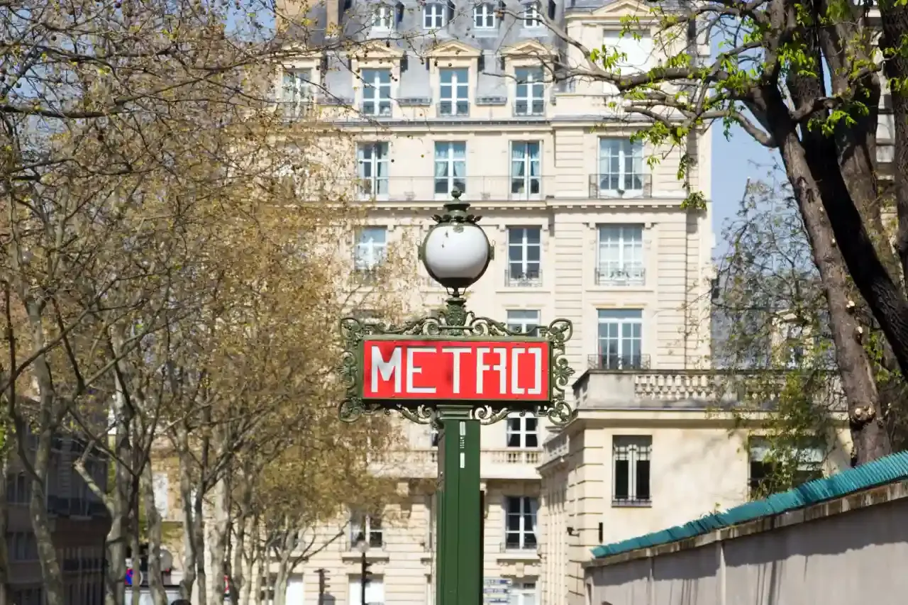 Paris Metro sign