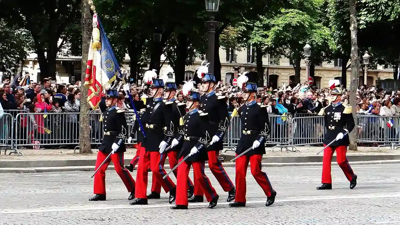 Military parade in Paris