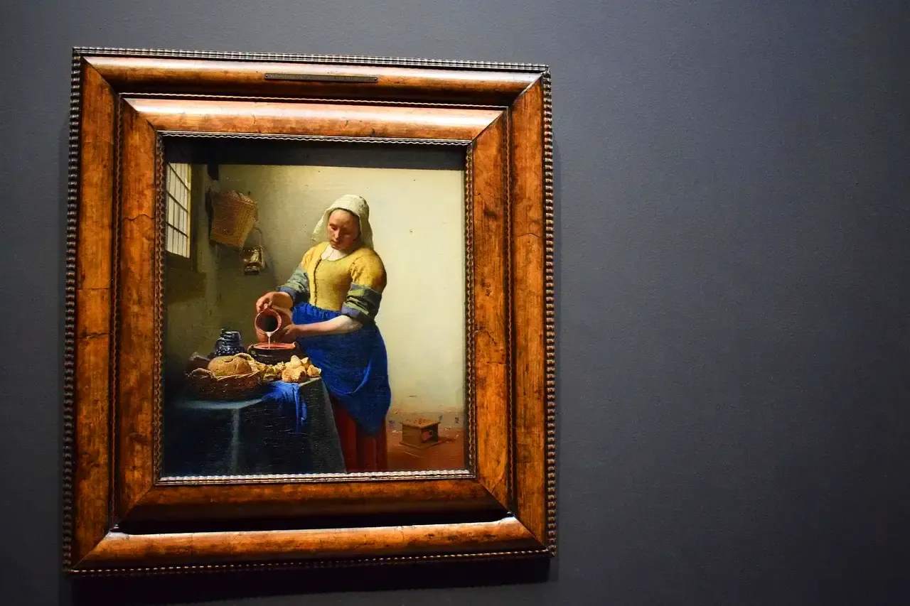 Milkmaid by Johannes Vermeer