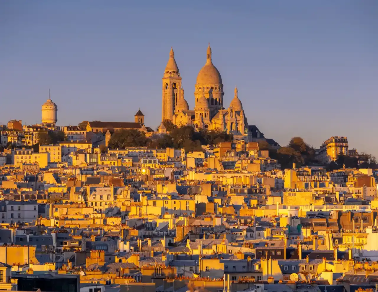 Montmartre at sunset