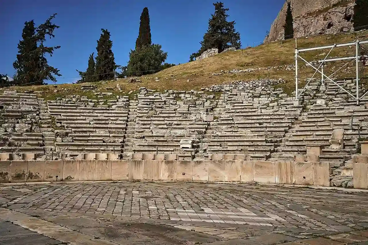 The orchestra of the Theatre of Dionysus