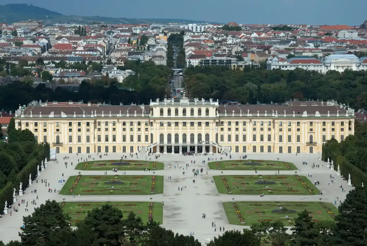 Panoramic view from the Gloriette