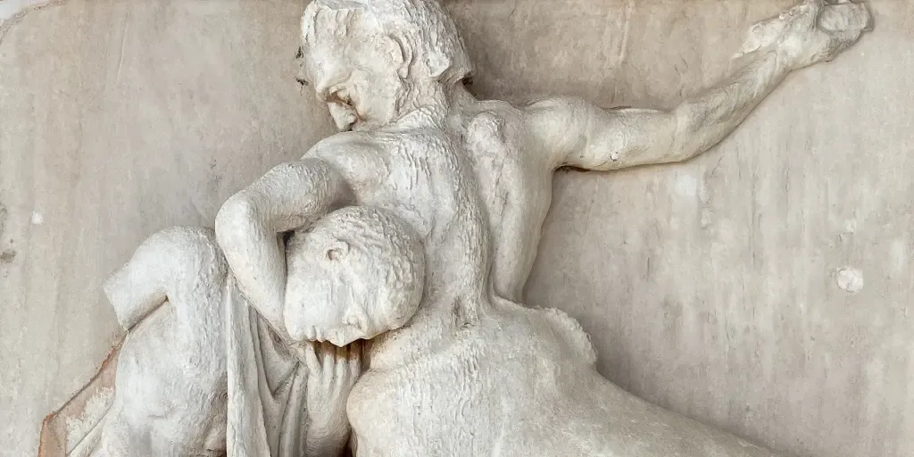 Parthenon south metope 1