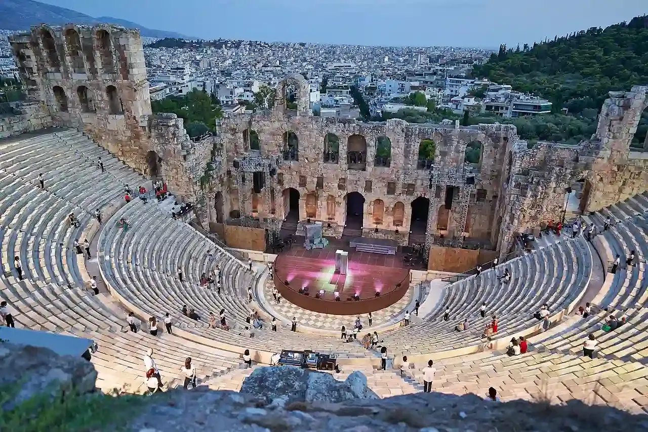 Performance at the Odeon of Herodes Atticus