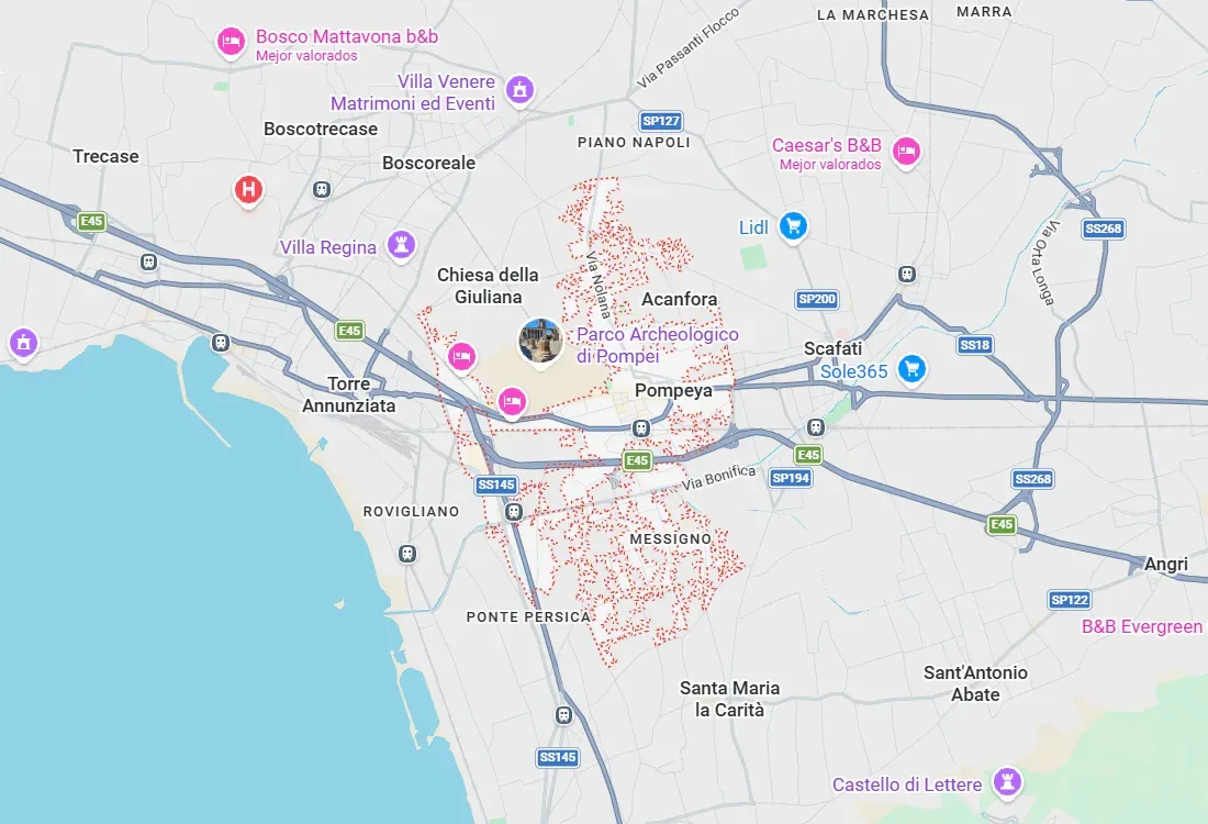 Pompeii location