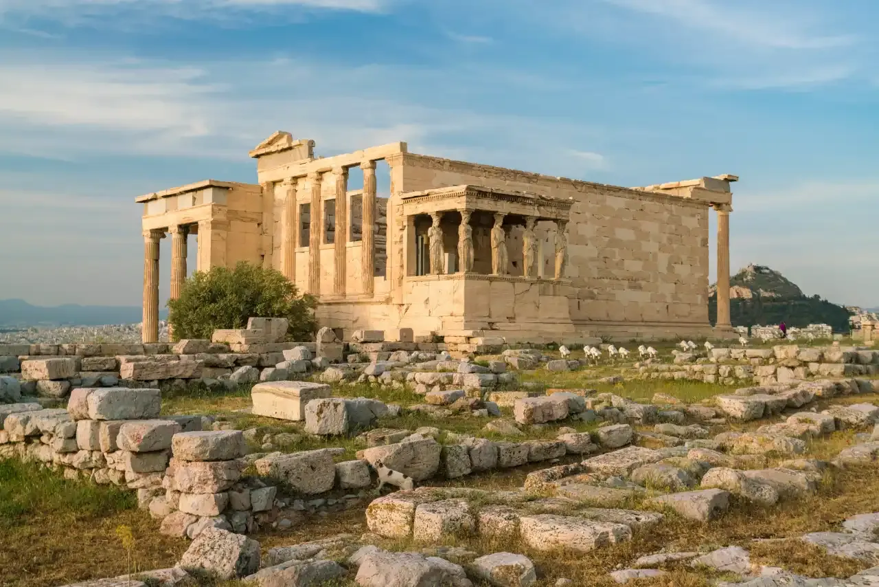 Remains of the Ancient Wall of the Erechtheion