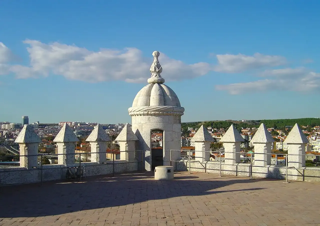 Rooftop terrace of Belém Tower