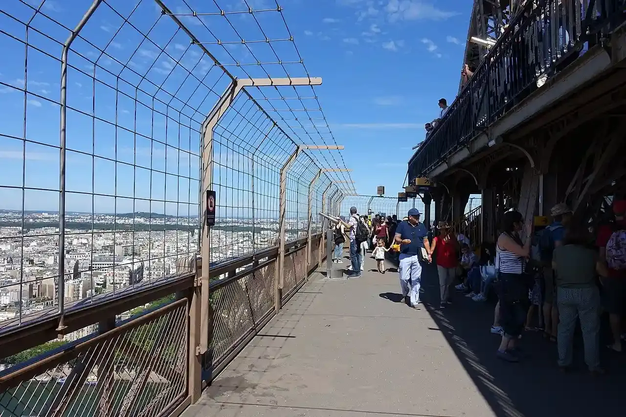 Second floor of Eiffel Tower