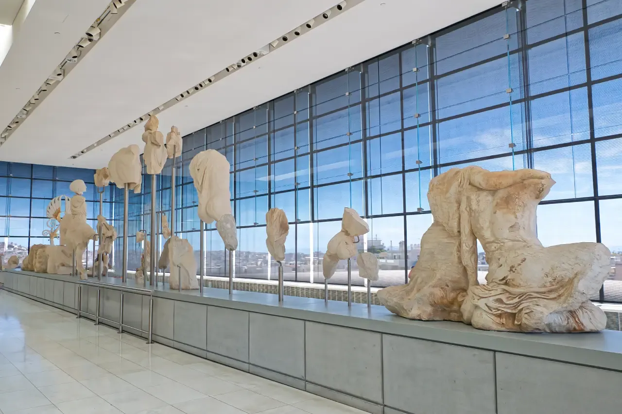 Statues in the Acropolis Museum