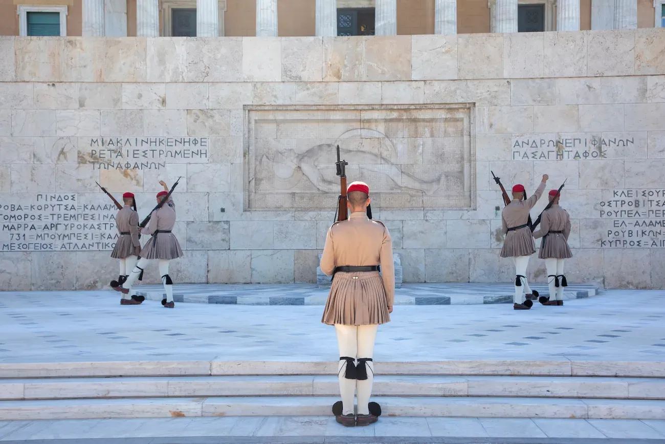 Changing of the Guard at Syntagma Square