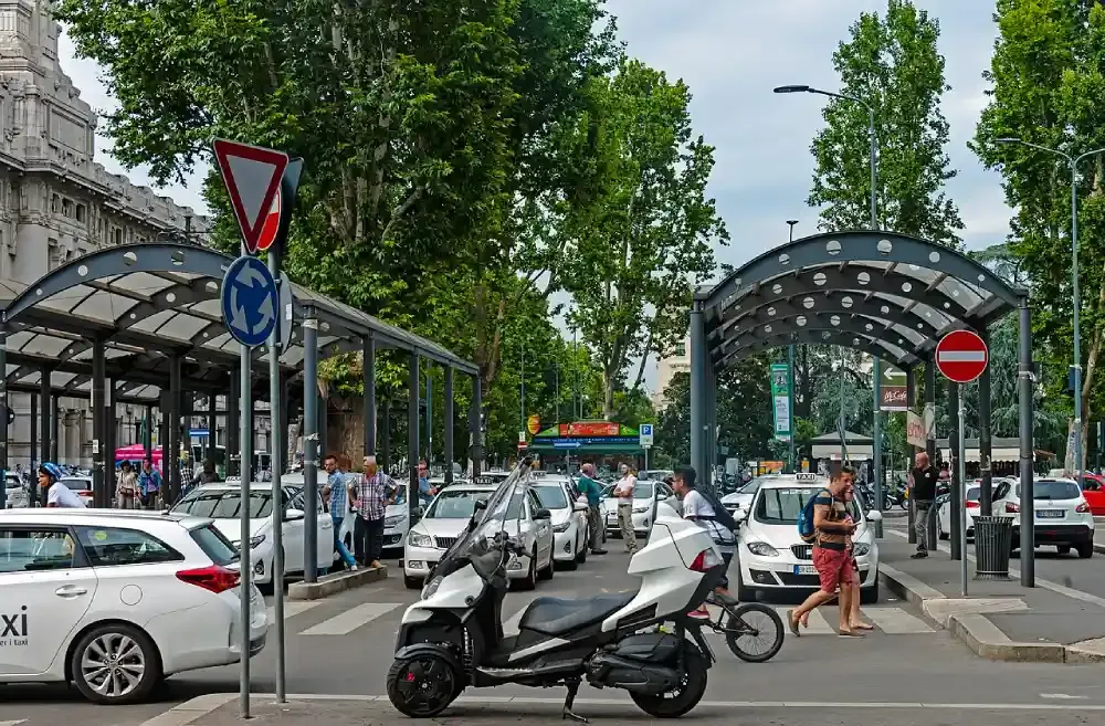 Taxis in Milan