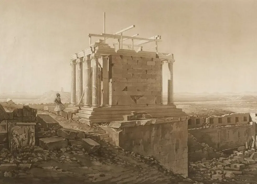 The Temple of Athena Nike in 1836