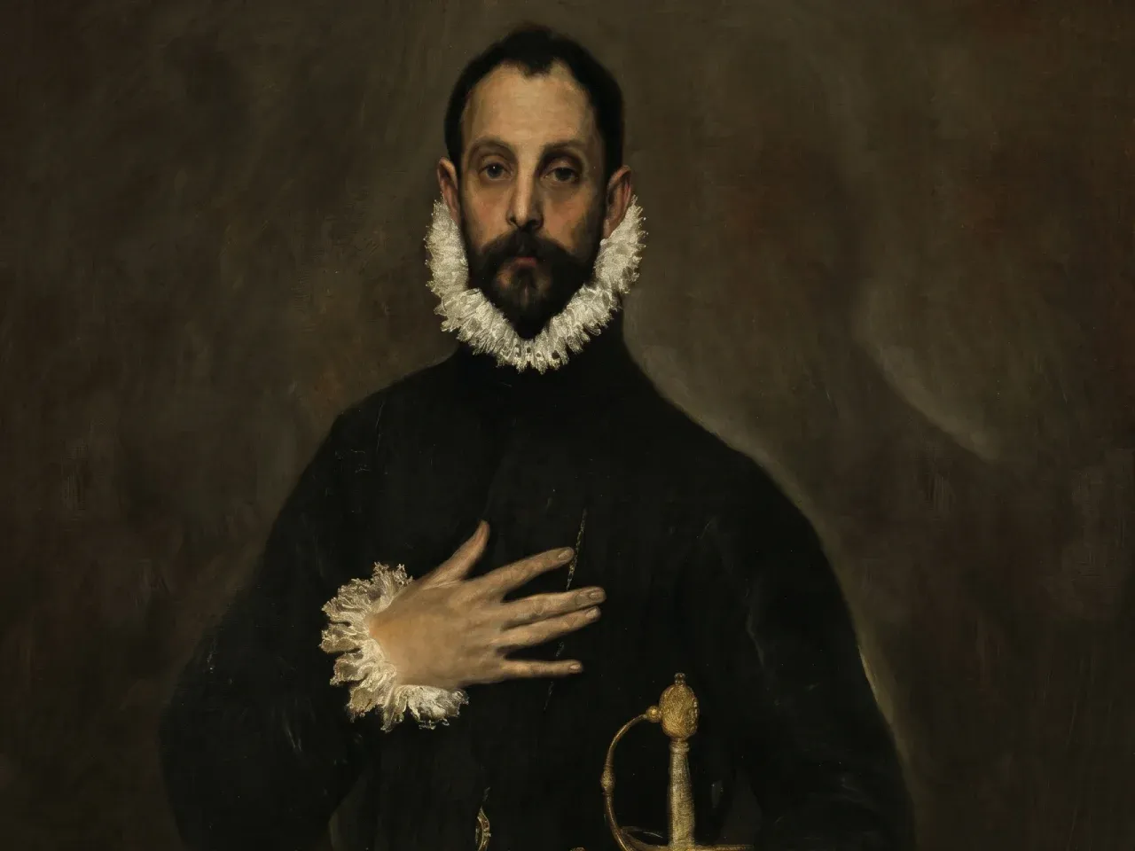 "The Nobleman with his Hand on his Chest" by El Greco