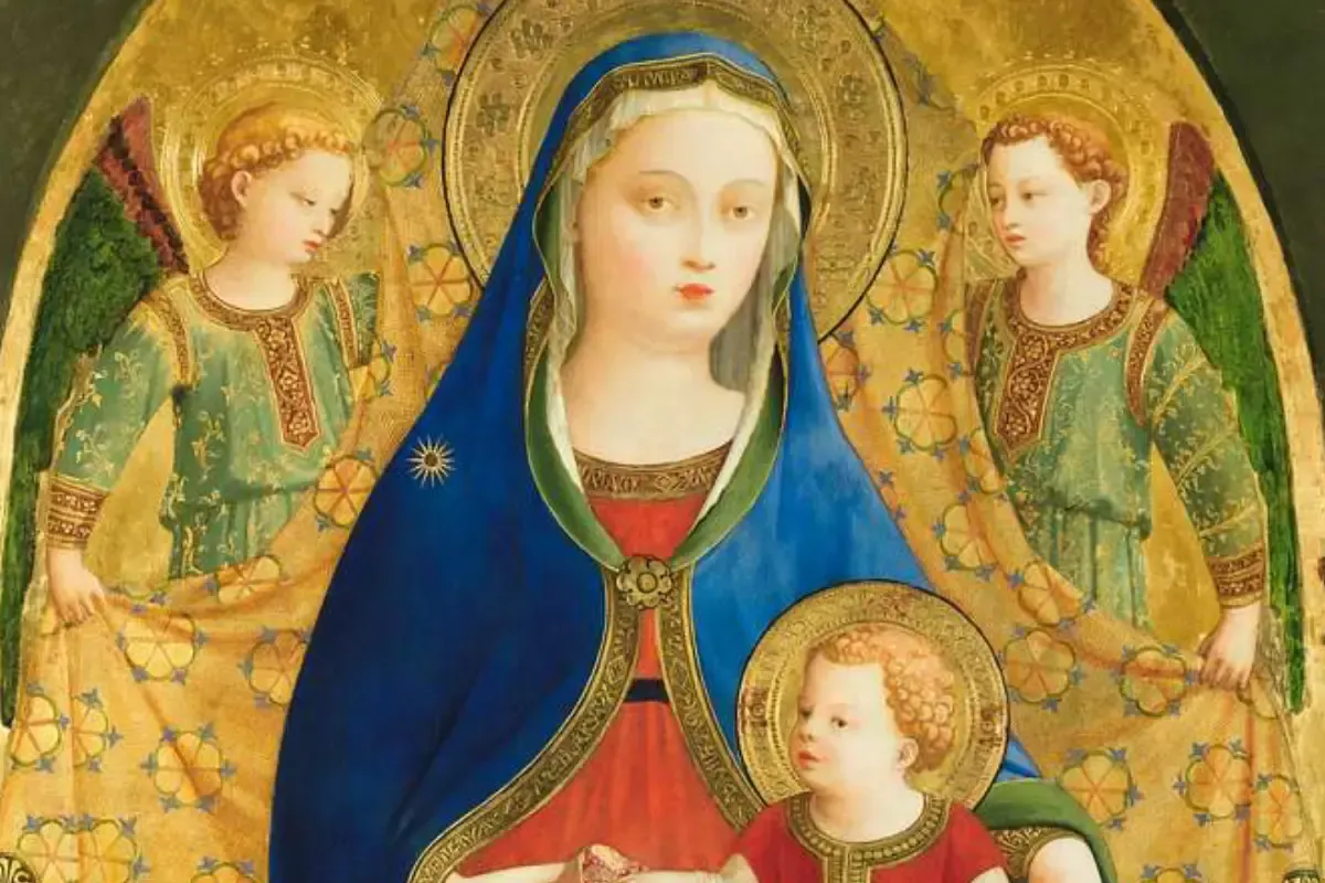 "The Virgin with the Pomegranate" by Fra Angelico