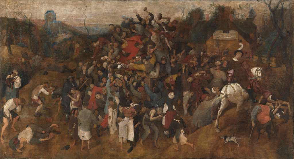"The Wine of Saint Martin's Day" by Pieter Bruegel the Elder