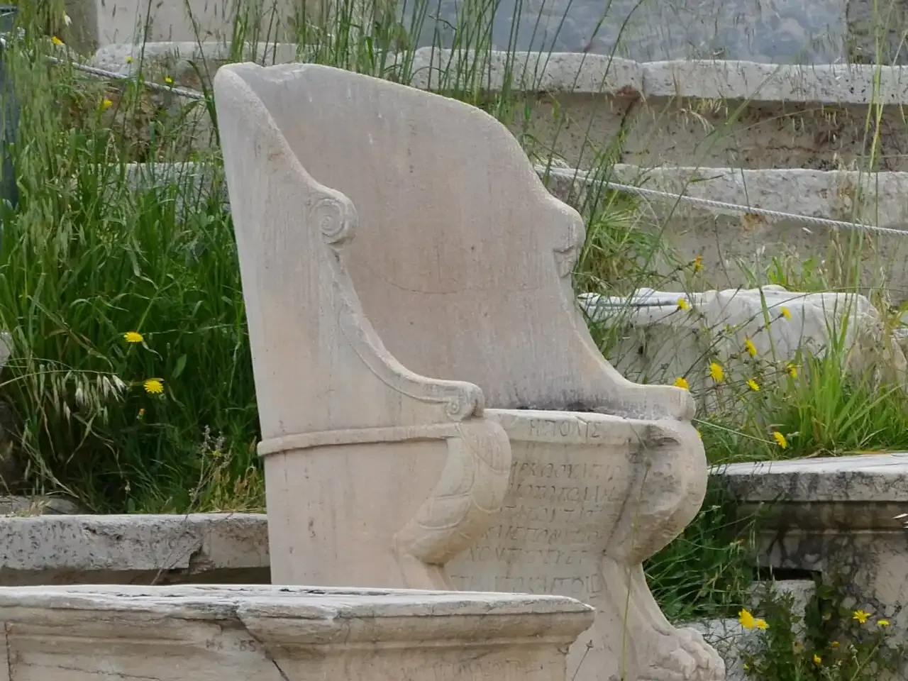Throne of the High Priest of Dionysus Eleuthereus