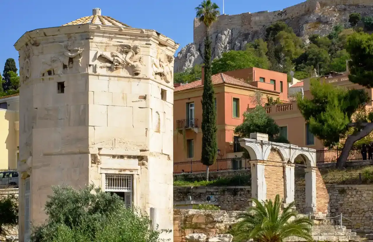 The Tower of the Winds and the Agoranomion