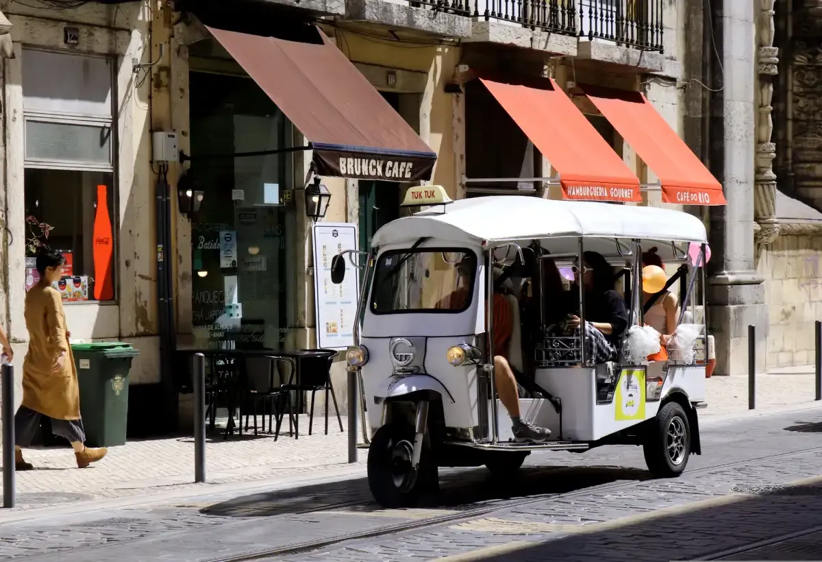 Tuk-tuk in Lisbon