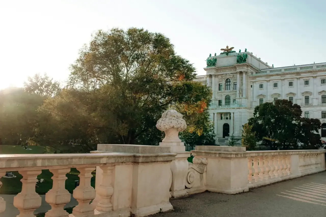 Visiting the Hofburg Palace in autumn